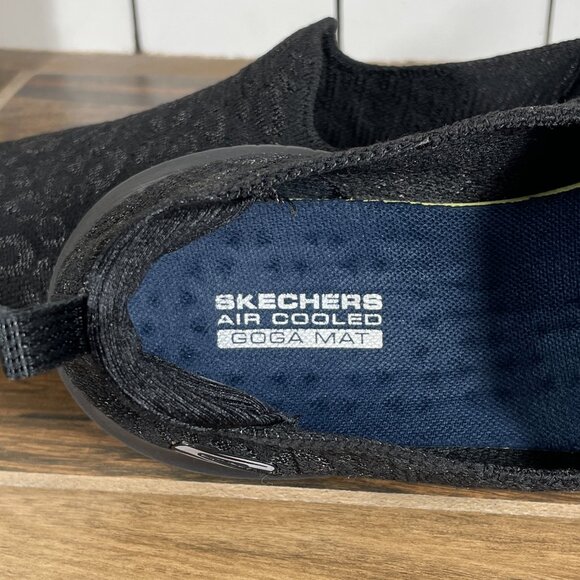 Skechers Ultra Flex Weekend Trip Womens Size 7.5 Shoes Black Slip On Sneakers - Picture 10 of 13